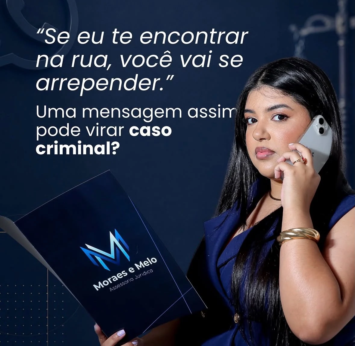 Uma ameaça por mensagem pode configurar crime